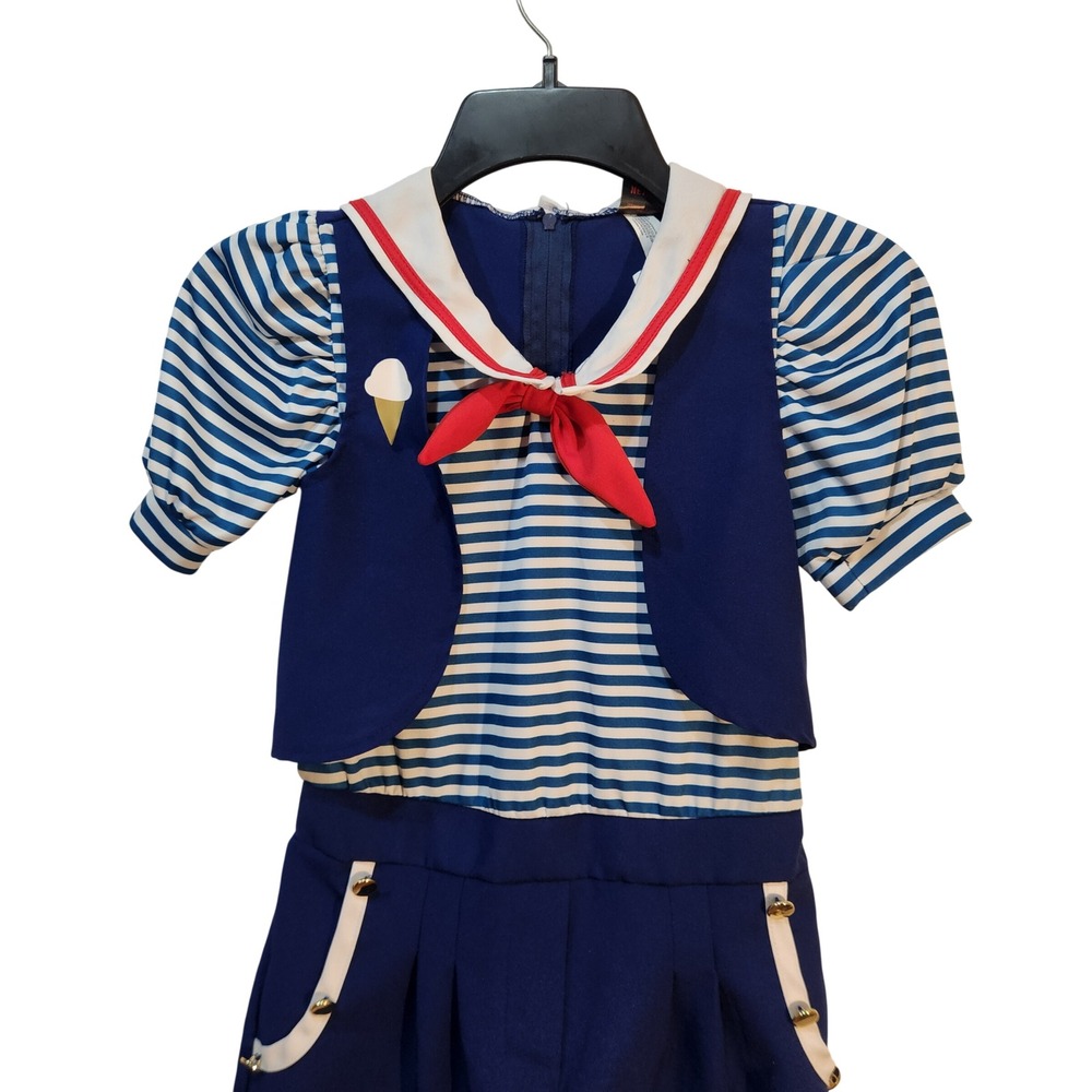 Stranger Things Steve Harrington Ice Cream Costume Outfit Kids Small Halloween
